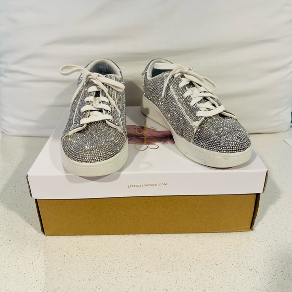 Jessica Simpson Rhinestone Sneakers - Picture 3 of 13